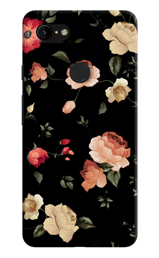 Flowers Google Pixel 3 XL Hard Case Back Cover by Casekaro