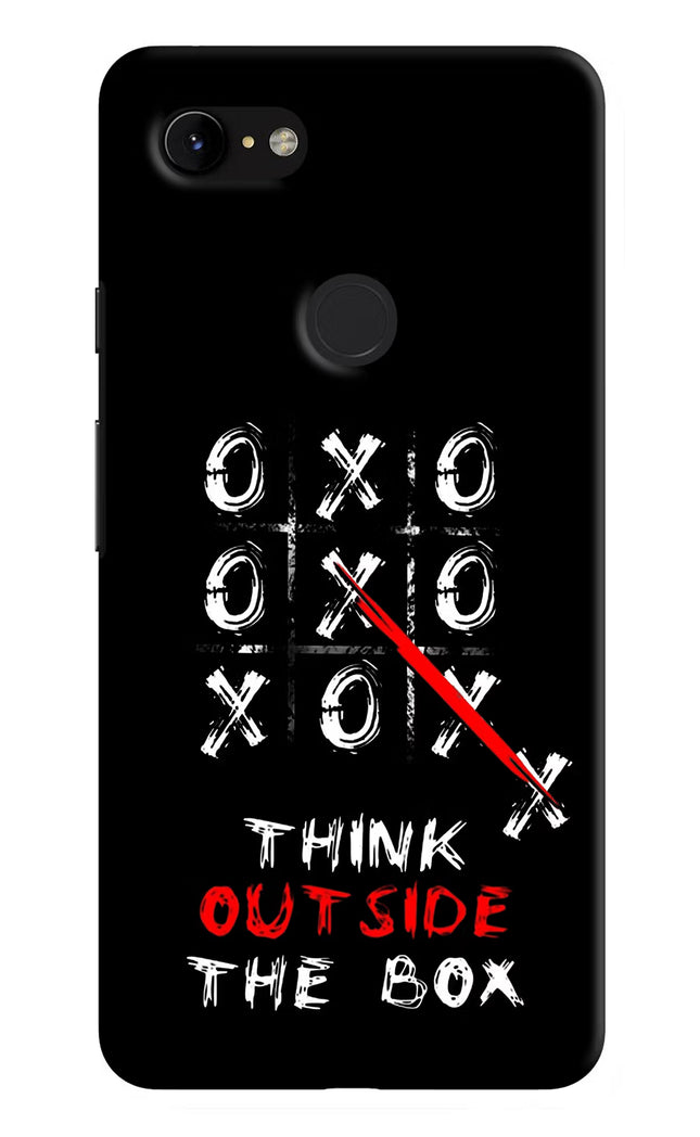 Think out of the BOX Google Pixel 3 XL Hard Case Back Cover by Casekaro