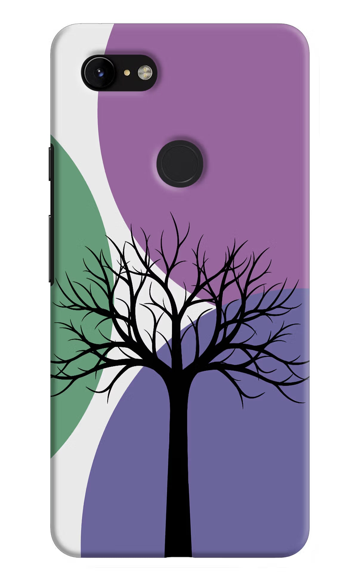 Tree Art Google Pixel 3 XL Hard Case Back Cover by Casekaro