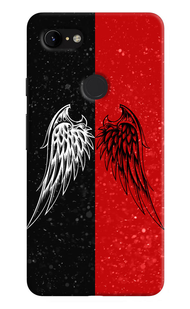 Wings Google Pixel 3 XL Hard Case Back Cover by Casekaro