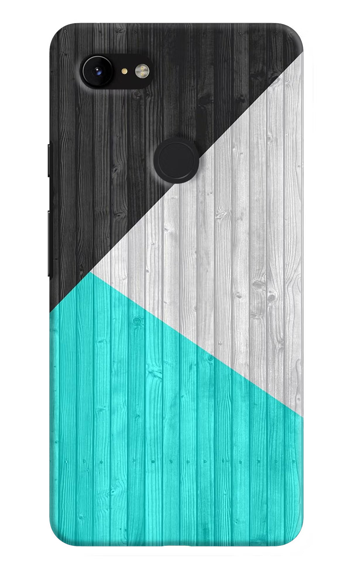Wooden Abstract Google Pixel 3 XL Hard Case Back Cover by Casekaro