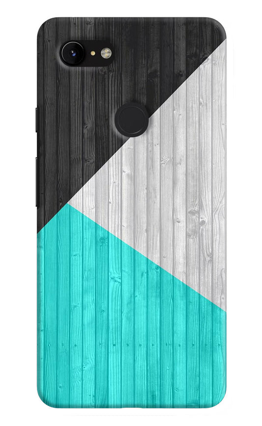 Wooden Abstract Google Pixel 3 XL Hard Case Back Cover by Casekaro
