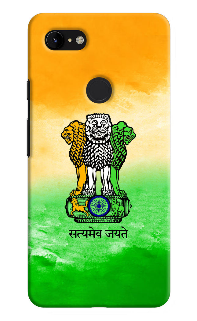 Satyamev Jayate Flag Google Pixel 3 XL Hard Case Back Cover by Casekaro