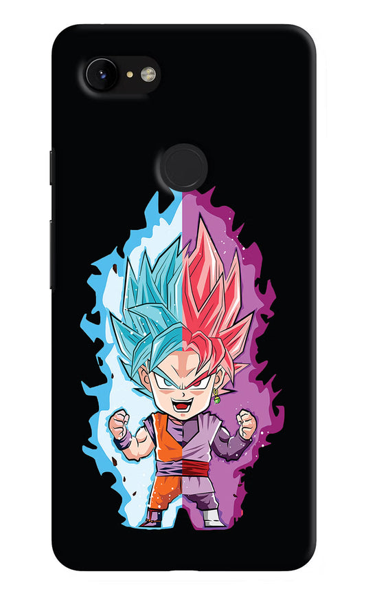 Chota Goku Google Pixel 3 XL Hard Case Back Cover by Casekaro