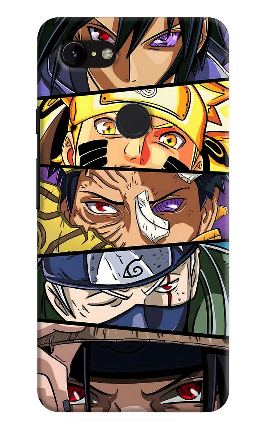 Naruto Character Google Pixel 3 XL Hard Case Back Cover by Casekaro
