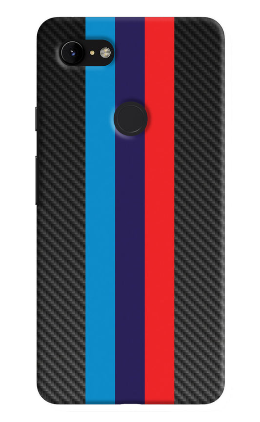 BMW Stripes Pattern Google Pixel 3 XL Back Cover