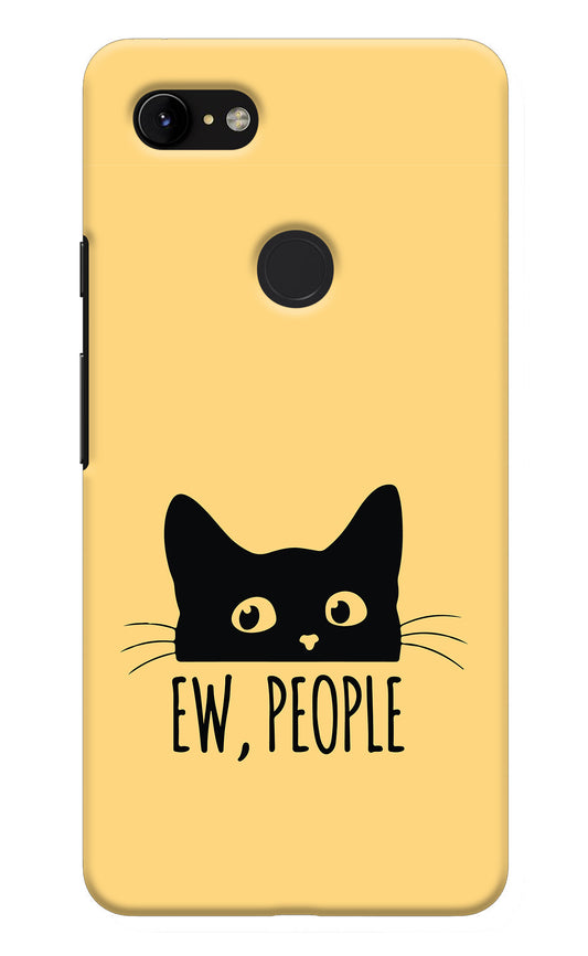 Ew People Catitude Google Pixel 3 XL Back Cover