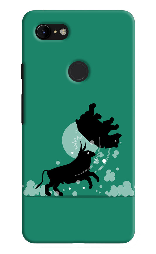 Bull Conqueror Google Pixel 3 XL Back Cover