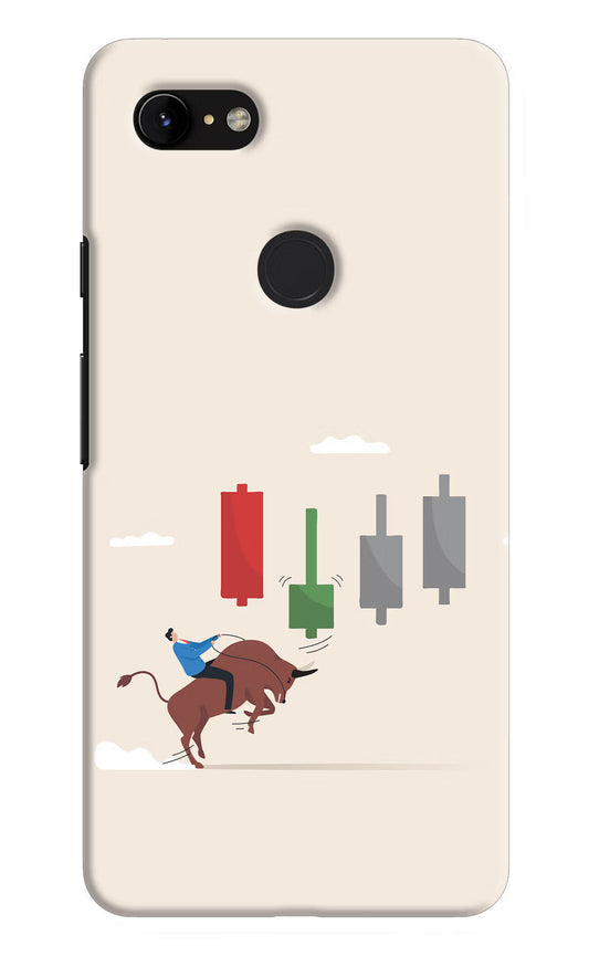 Bull Trading Momentum Google Pixel 3 XL Hard Case Back Cover by Casekaro