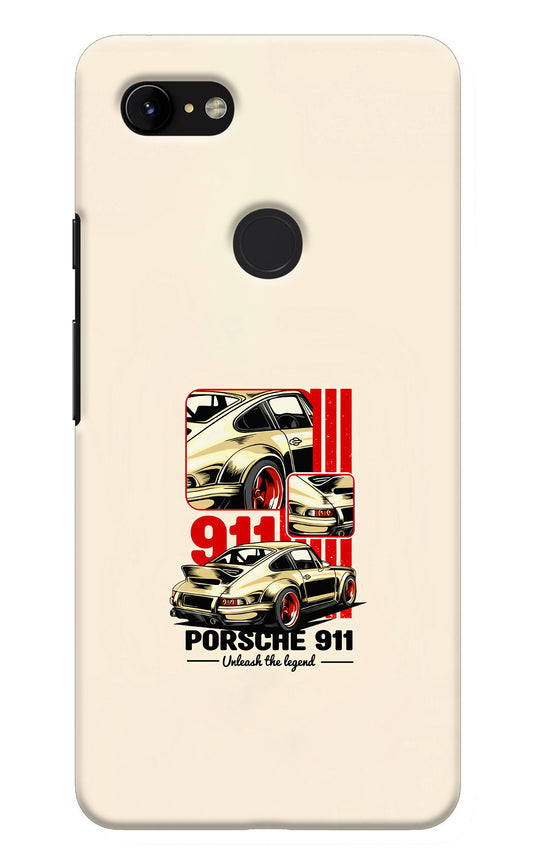 Classic Porsche 911 Google Pixel 3 XL Back Cover