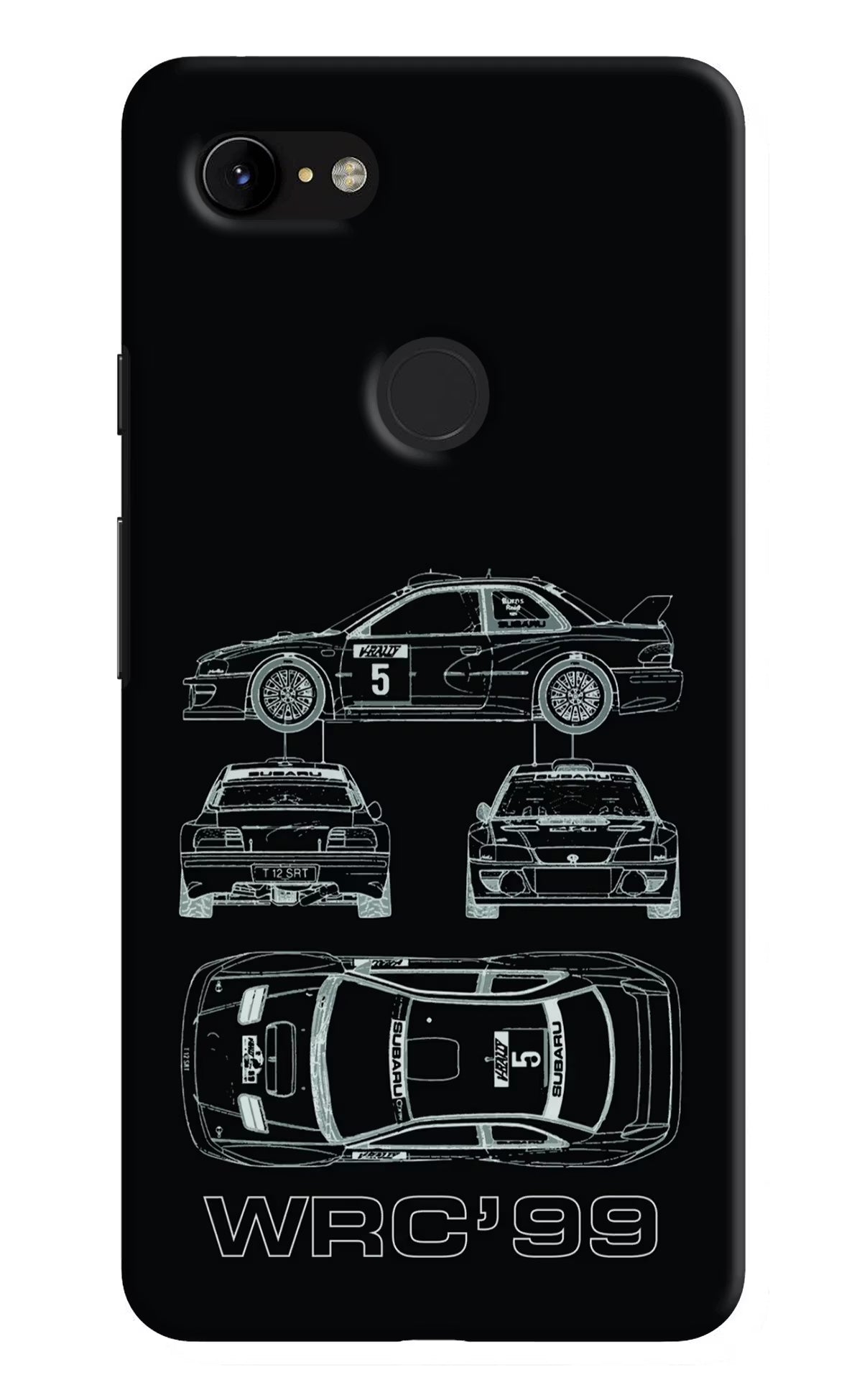 WRC'99 Google Pixel 3 XL Hard Case Back Cover by Casekaro
