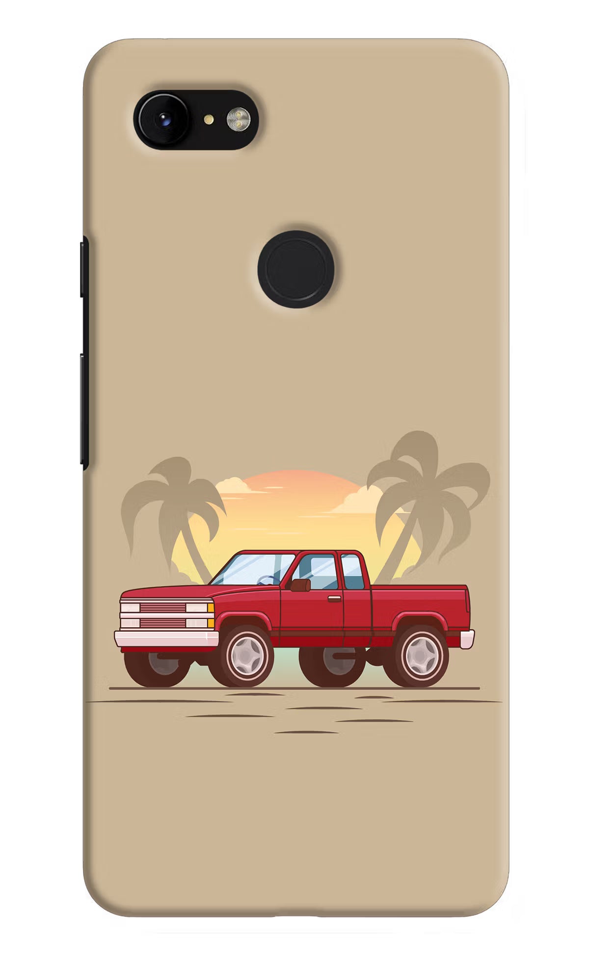 Desert Classic Drive Google Pixel 3 XL Hard Case Back Cover by Casekaro