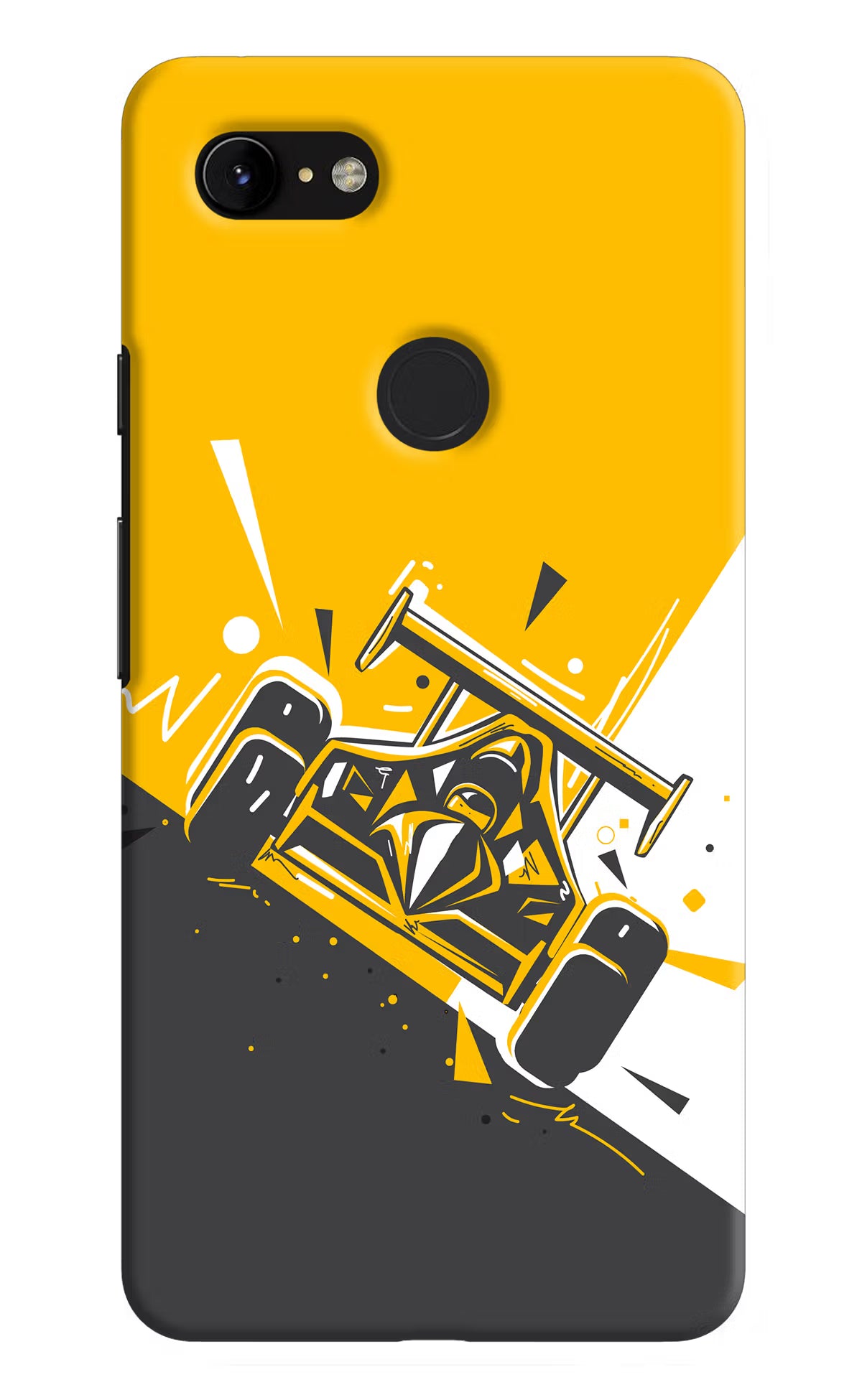 Track King Google Pixel 3 XL Hard Case Back Cover by Casekaro