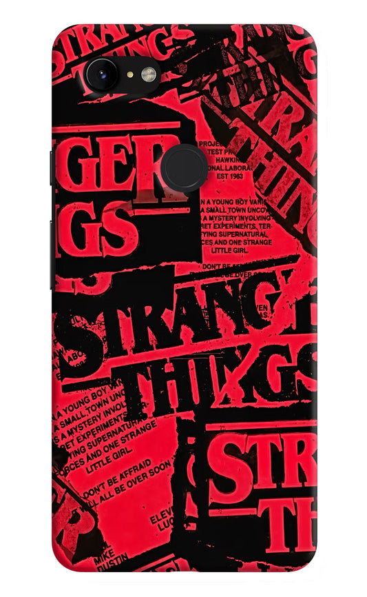 Ordinary Things Google Pixel 3 XL Hard Case Back Cover by Casekaro