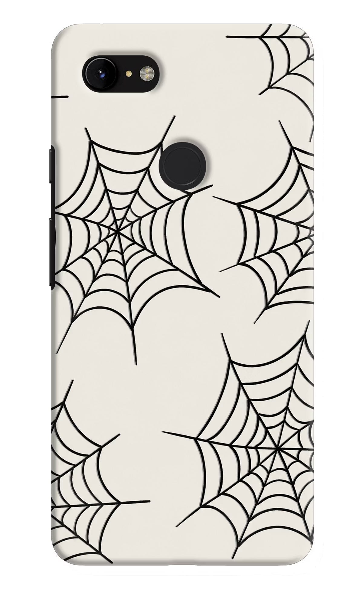 Spider Web Google Pixel 3 XL Hard Case Back Cover by Casekaro