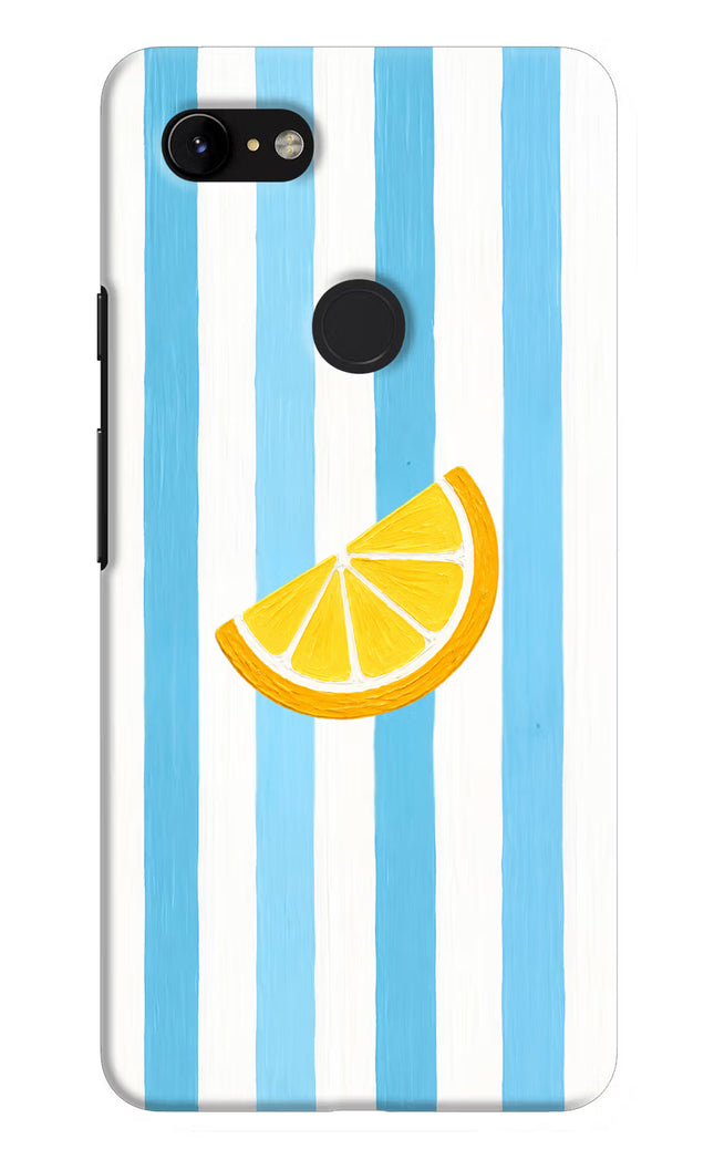 Summer Lemon Google Pixel 3 XL Hard Case Back Cover by Casekaro