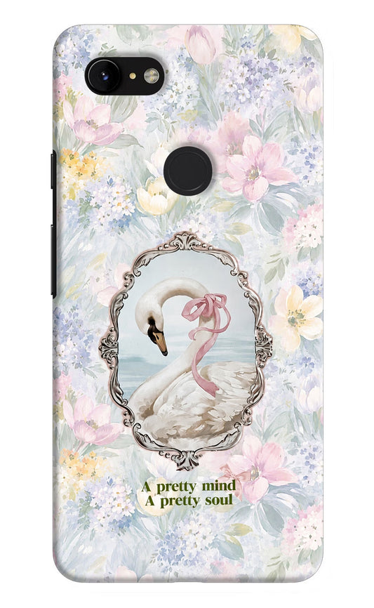Pretty Mind Pretty Soul Google Pixel 3 XL Back Cover