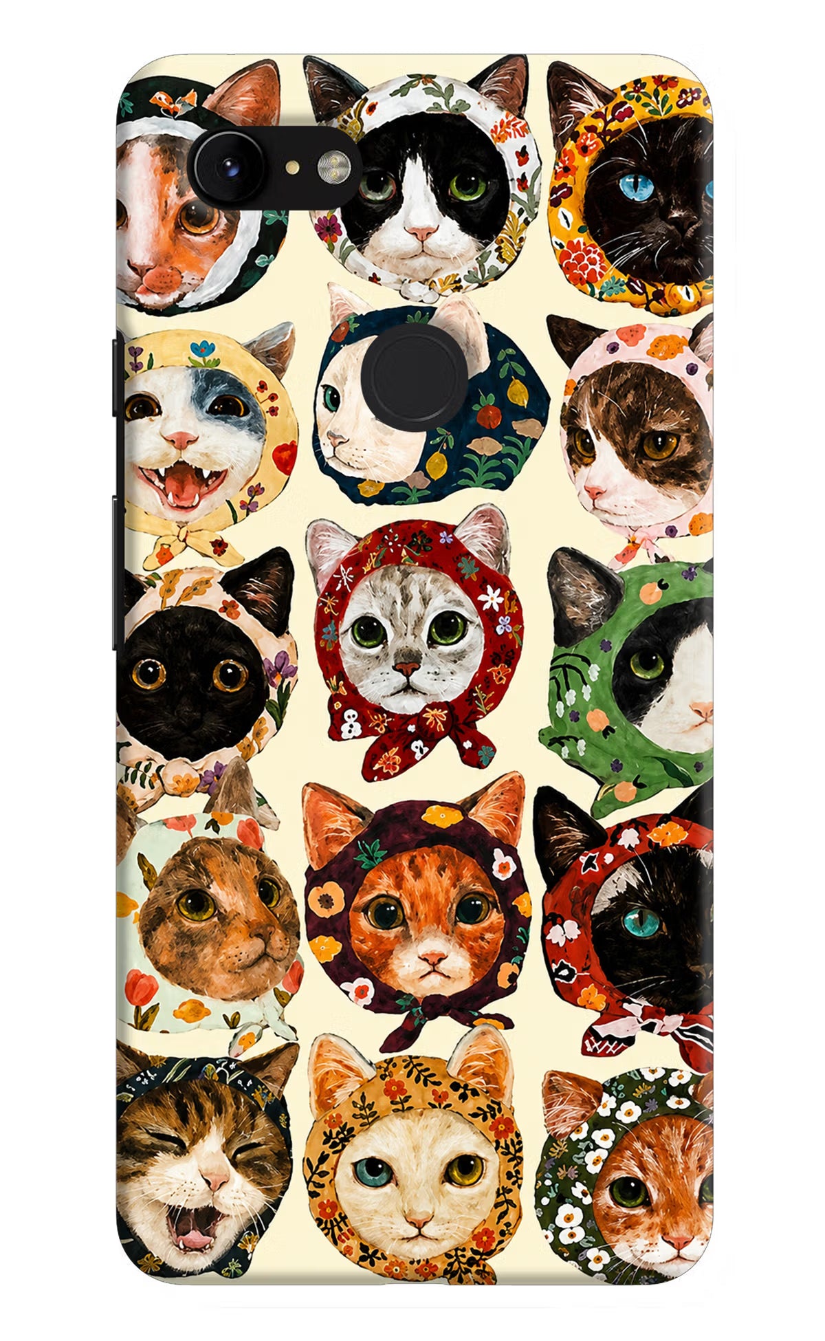Cool Cat Google Pixel 3 XL Back Cover