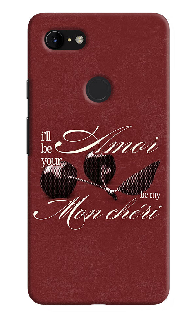 Velvet Cherry Google Pixel 3 XL Hard Case Back Cover by Casekaro