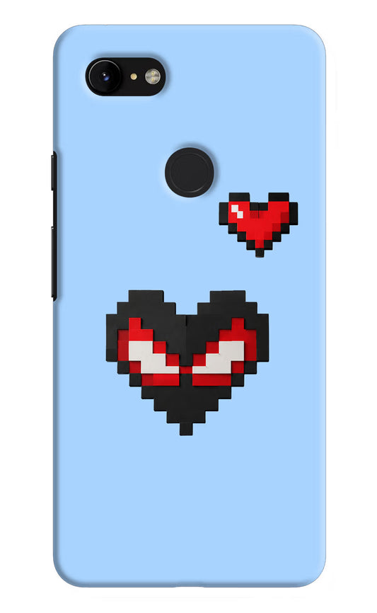 Peter Heart Google Pixel 3 XL Hard Case Back Cover by Casekaro