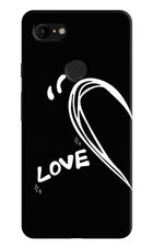 Love Line Google Pixel 3 XL Hard Case Back Cover by Casekaro