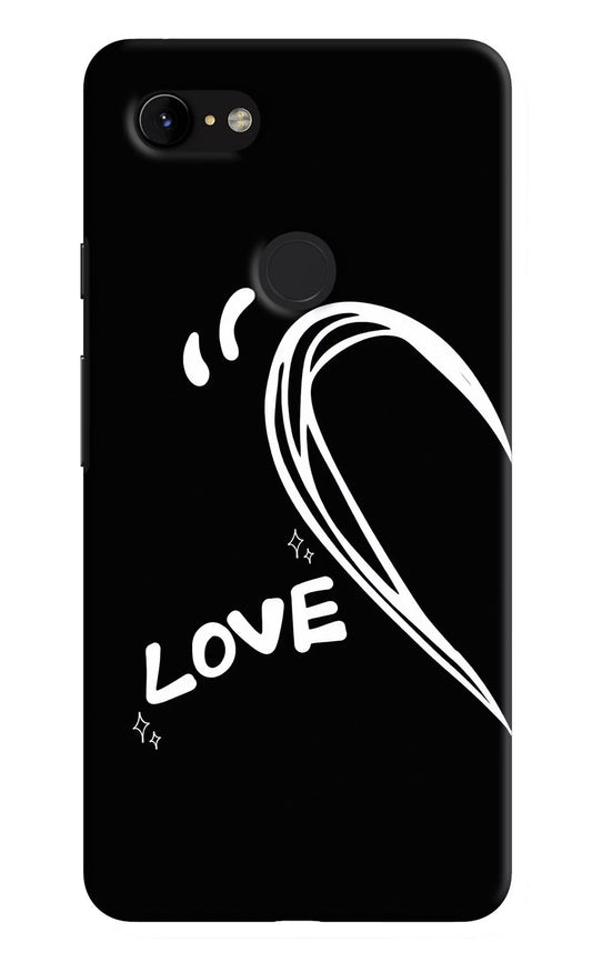 Love Line Google Pixel 3 XL Hard Case Back Cover by Casekaro
