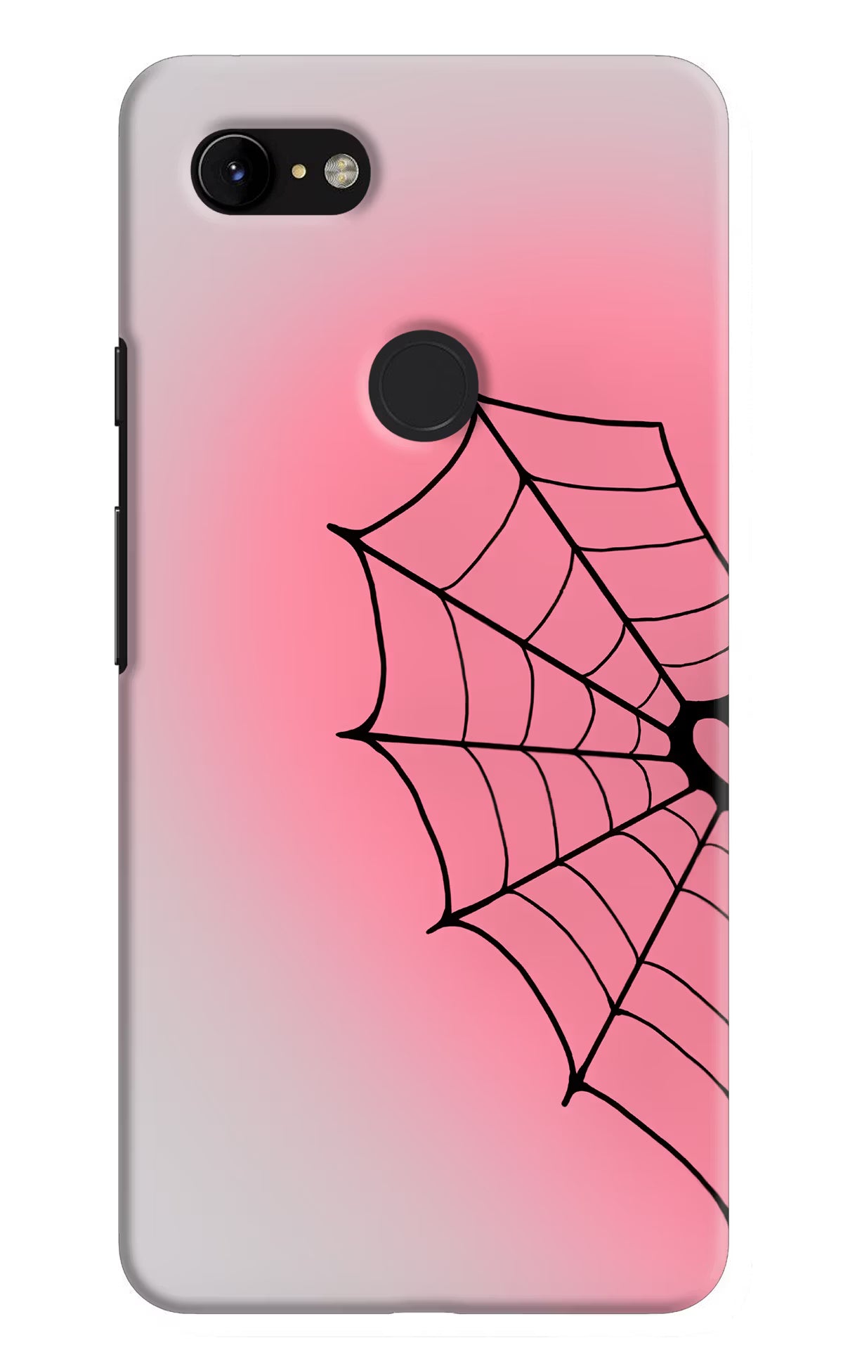 Pink Web Google Pixel 3 XL Back Cover