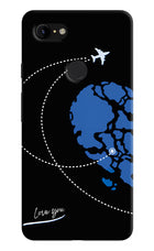 Love Orbit Google Pixel 3 XL Hard Case Back Cover by Casekaro