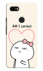 Always Right Google Pixel 3 XL Hard Case Back Cover by Casekaro