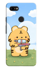 Tiger Treat Google Pixel 3 XL Hard Case Back Cover by Casekaro