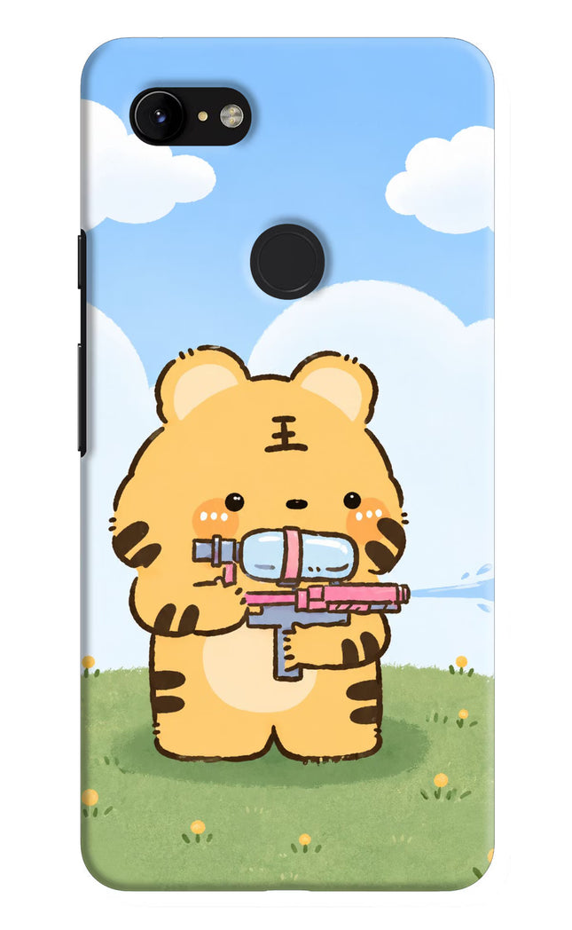 Tiger Treat Google Pixel 3 XL Hard Case Back Cover by Casekaro