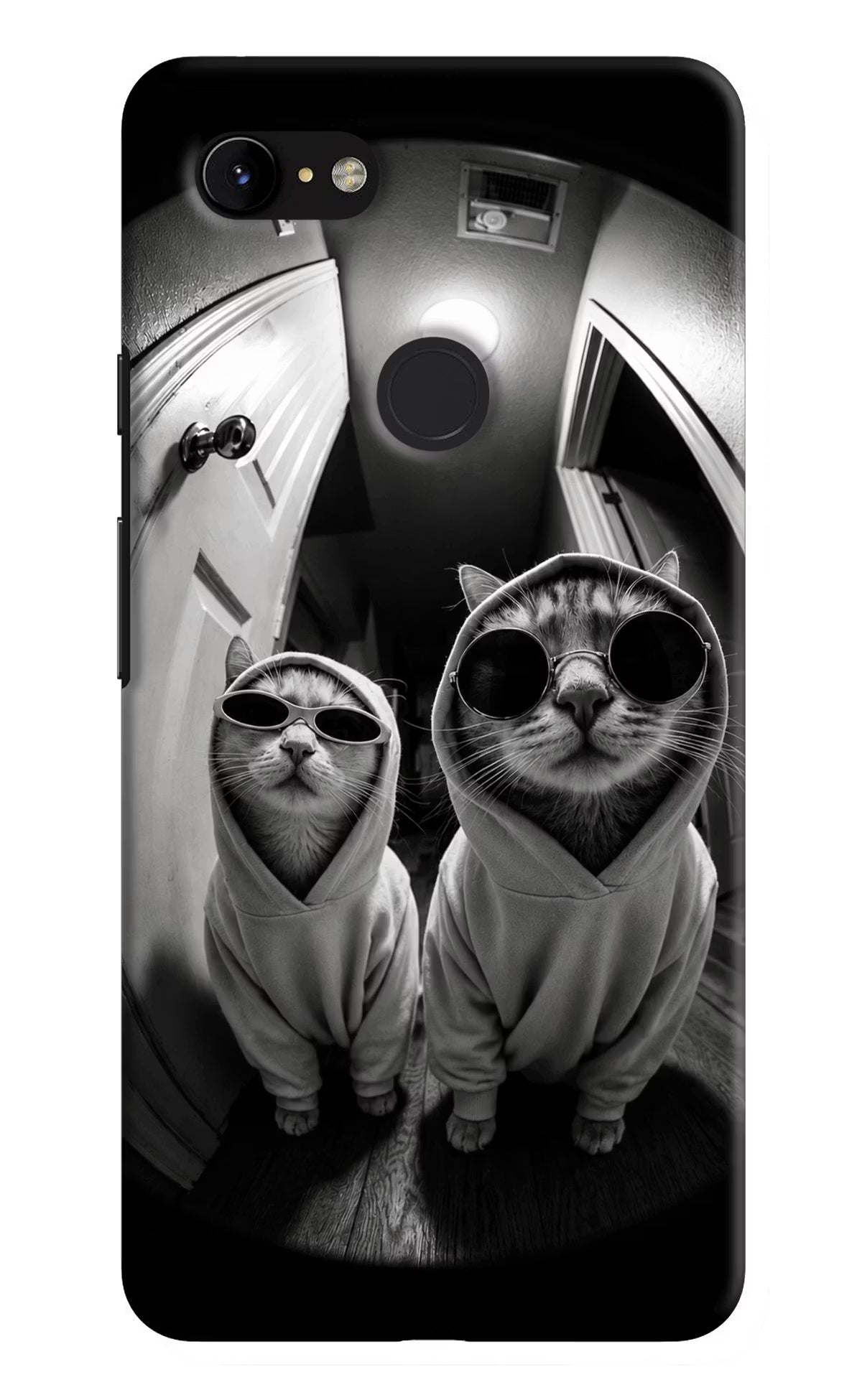 Hood Cats Google Pixel 3 XL Back Cover