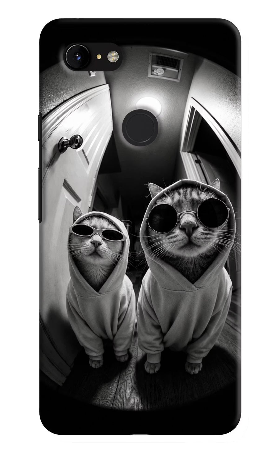 Hood Cats Google Pixel 3 XL Back Cover, Hard case