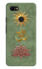 Om & Lotus Google Pixel 3 XL Back Cover
