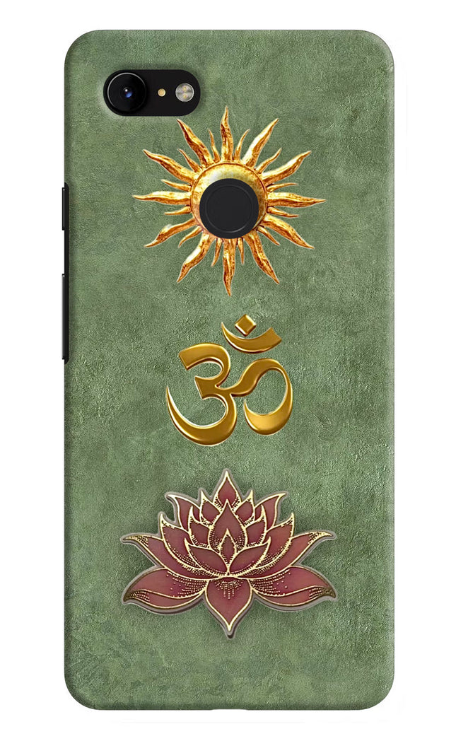 Om & Lotus Google Pixel 3 XL Back Cover