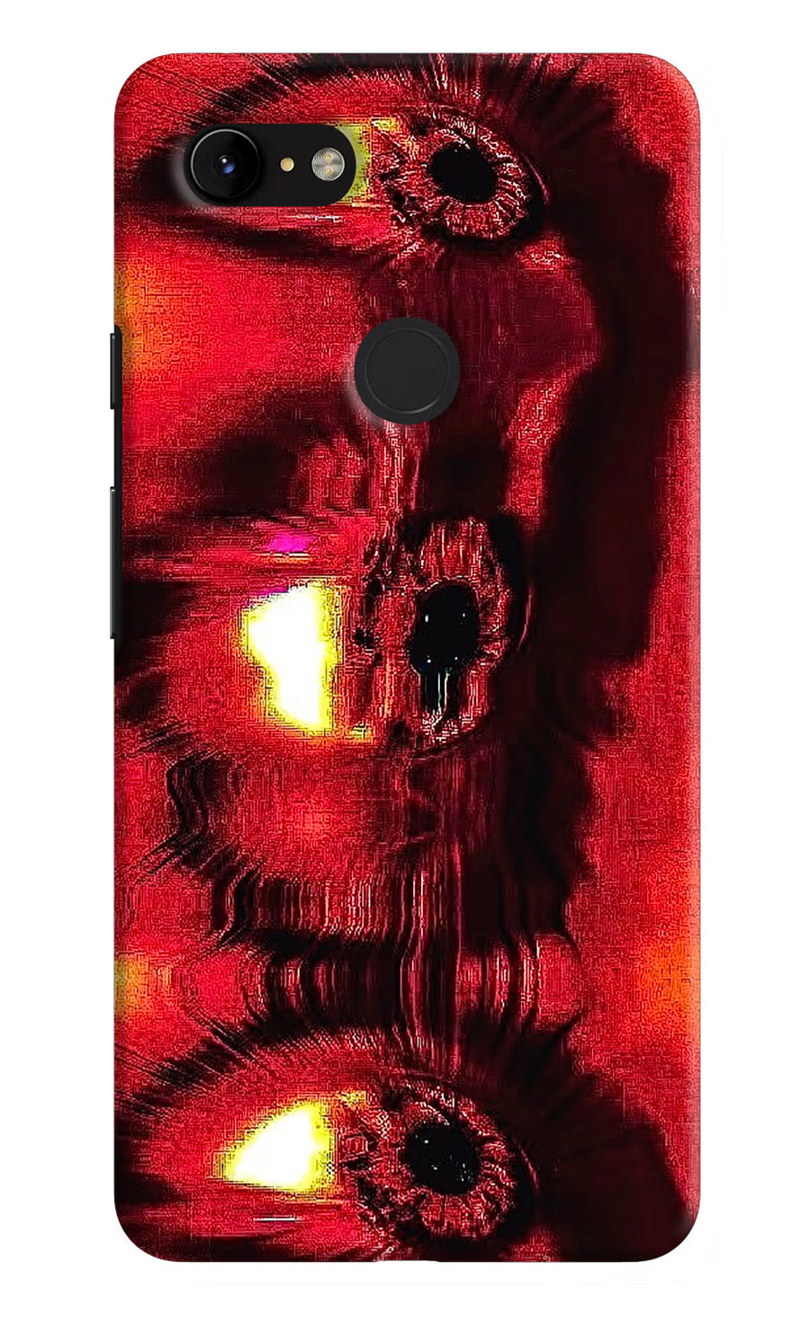 Fire Eye Google Pixel 3 XL Back Cover, Hard case