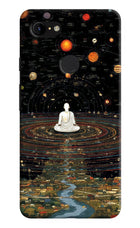 Space Monk Google Pixel 3 XL Hard Case Back Cover by Casekaro