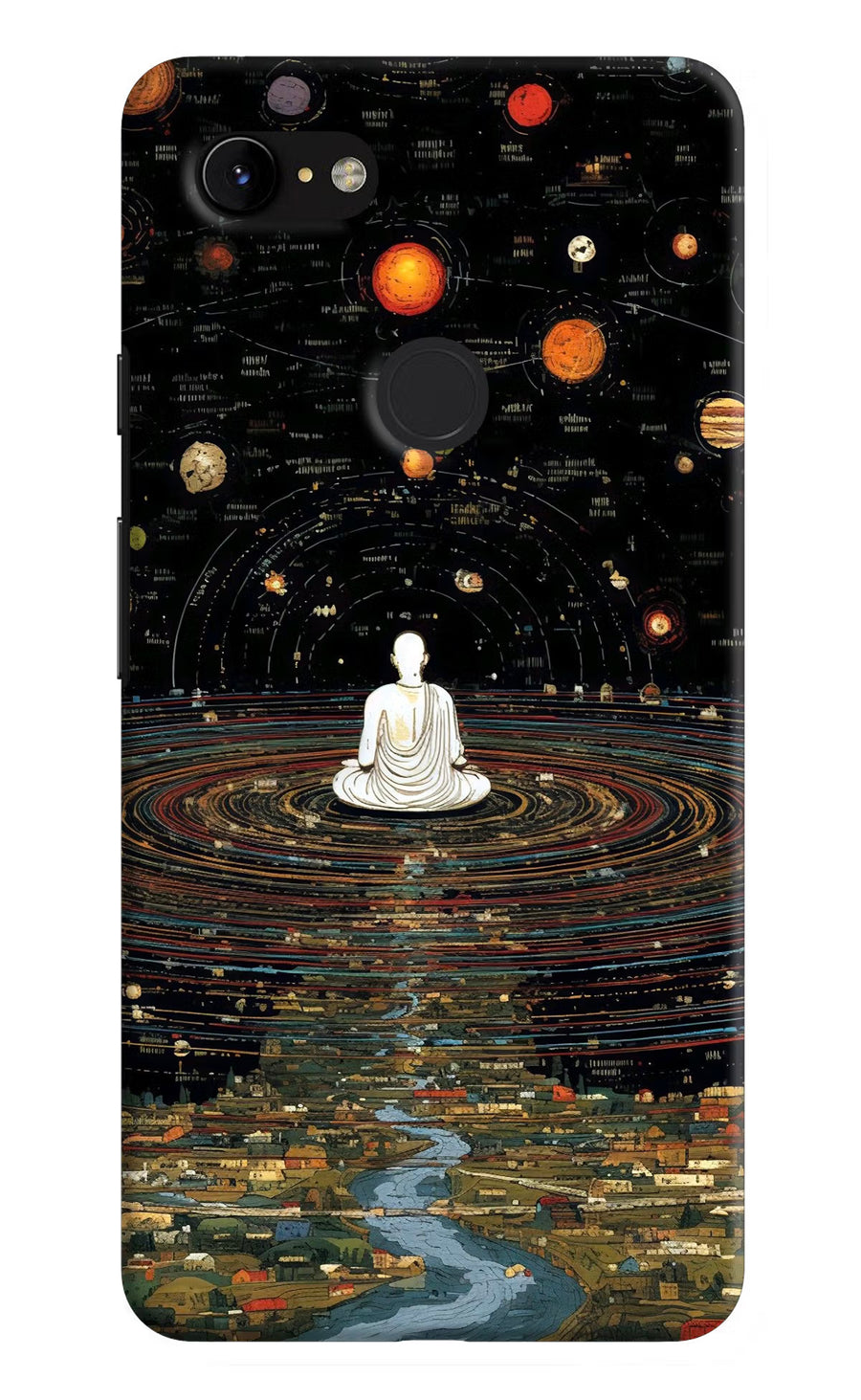 Space Monk Google Pixel 3 XL Back Cover, Hard case