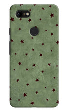 Green Stars Google Pixel 3 XL Hard Case Back Cover by Casekaro
