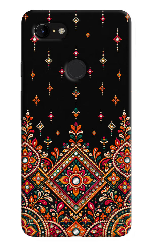 Noir Mehfil Google Pixel 3 XL Hard Case Back Cover by Casekaro