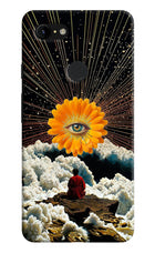 Cosmic Flower Google Pixel 3 XL Hard Case Back Cover by Casekaro