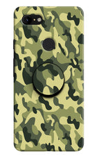 Camouflage Google Pixel 3 XL Pop Case by Casekaro