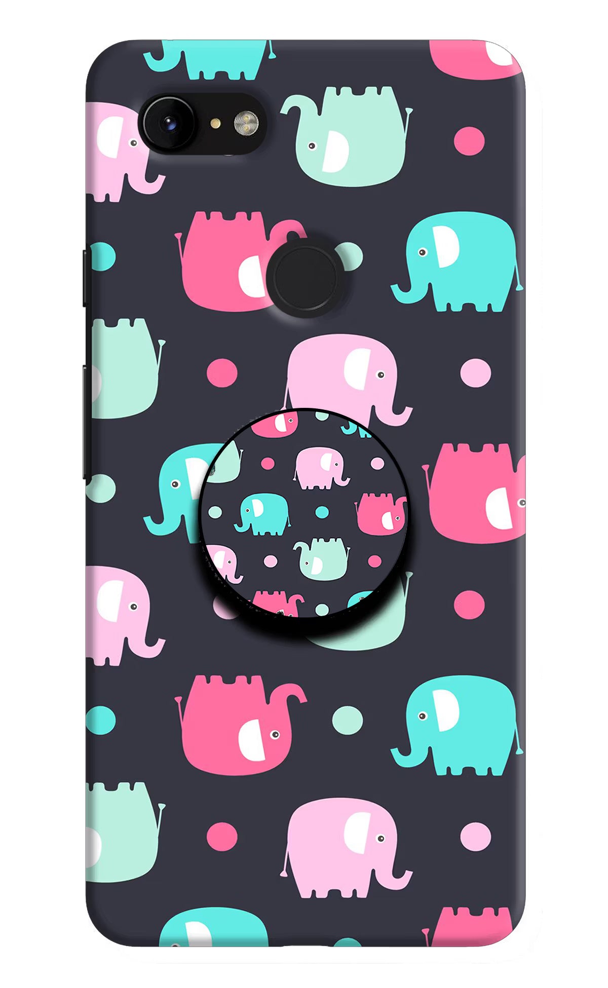 Baby Elephants Google Pixel 3 XL Pop Case by Casekaro