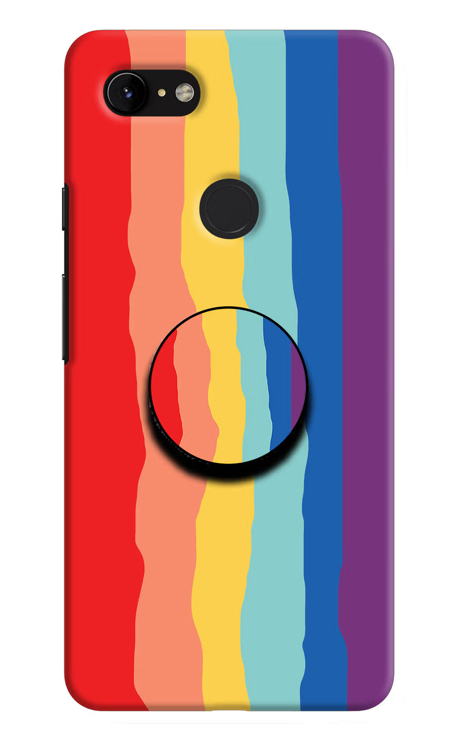 Rainbow Google Pixel 3 XL Pop Case, Hard case