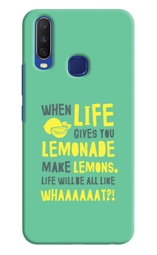 Quote Vivo Y11/Y12/U10 Hard Case Back Cover by Casekaro