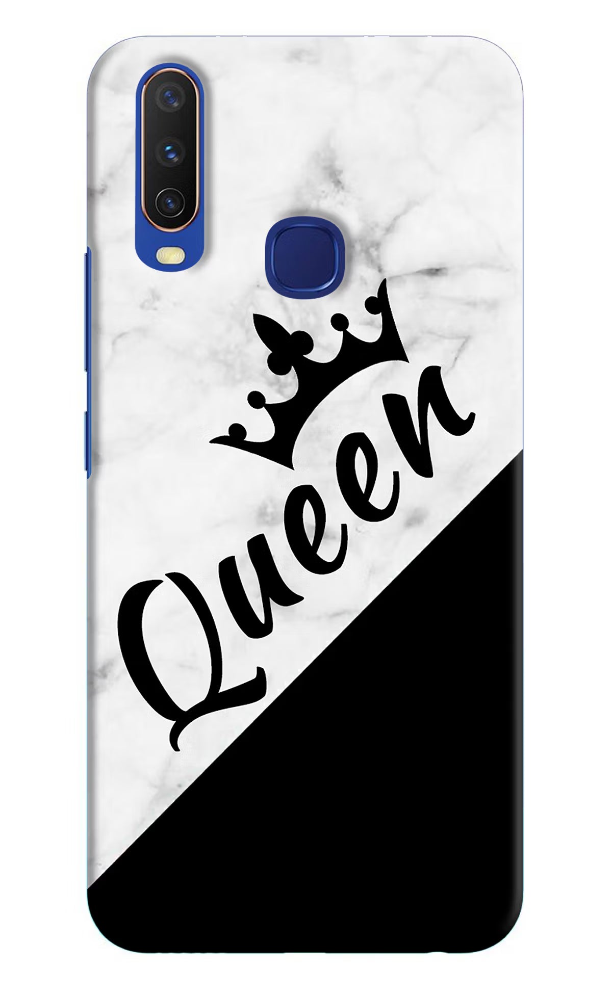 Queen Vivo Y11/Y12/U10 Hard Case Back Cover by Casekaro