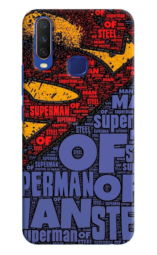 Superman Vivo Y11/Y12/U10 Hard Case Back Cover by Casekaro