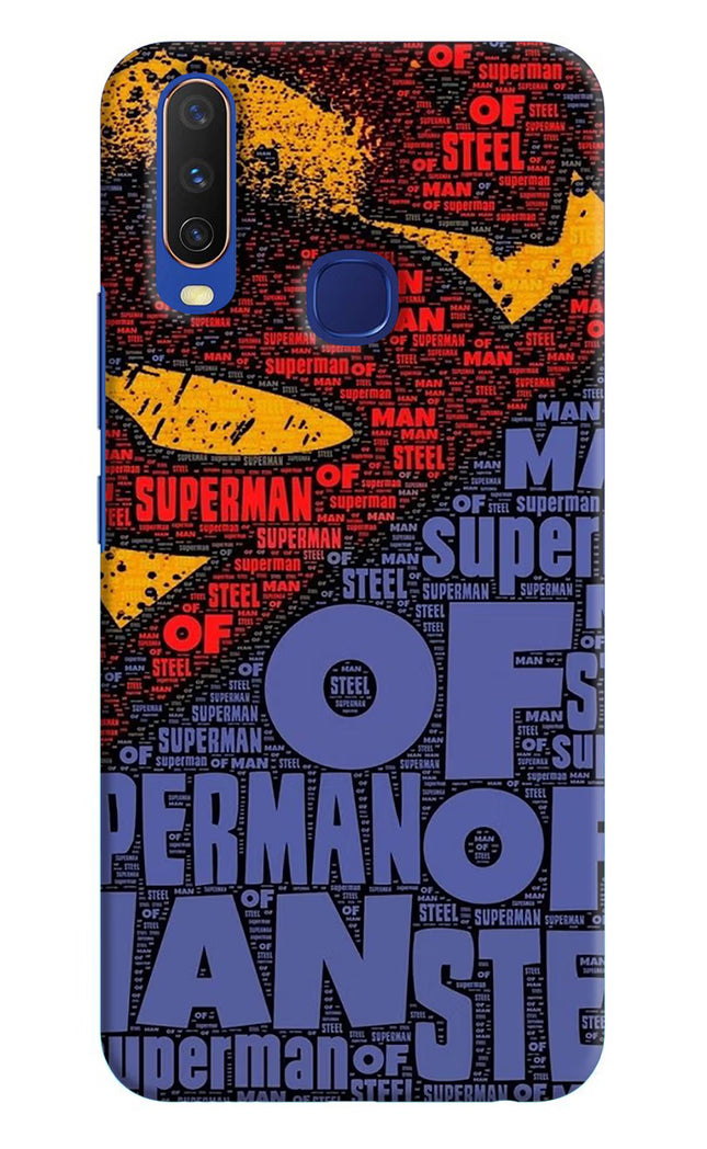 Superman Vivo Y11/Y12/U10 Hard Case Back Cover by Casekaro