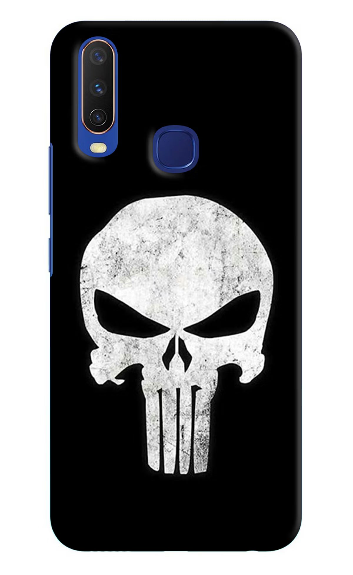 Punisher Skull Vivo Y11/Y12/U10 Hard Case Back Cover by Casekaro