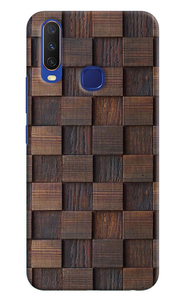 Wooden Cube Design Vivo Y11/Y12/U10 Hard Case Back Cover by Casekaro